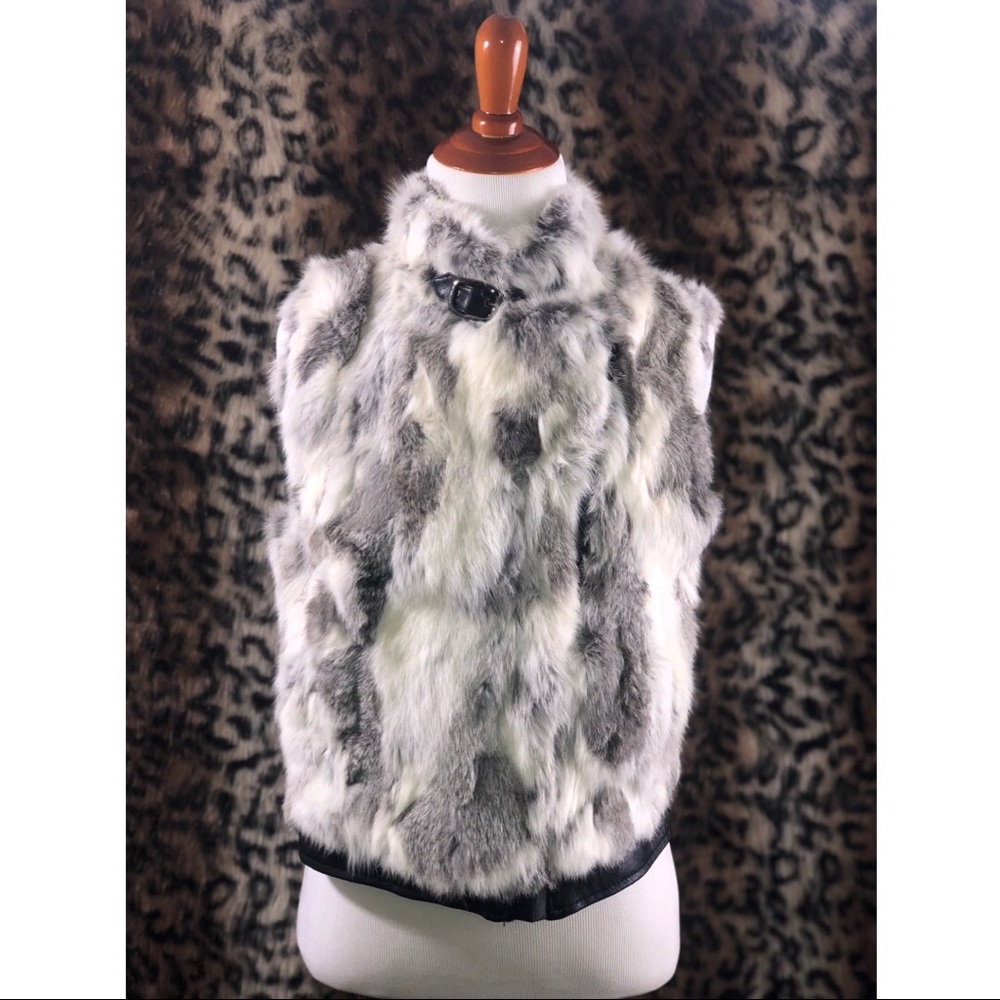 100% Rabbit Fur Vest